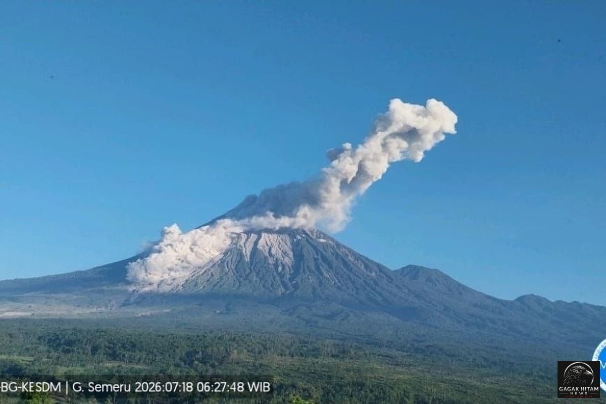 Gunung Semeru Erupsi Lagi, Awan Panas Mengarah ke Besuk Kobokan